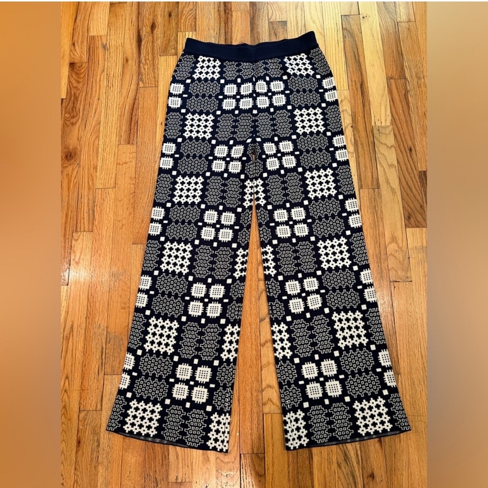 BNWT Farewell Frances knit Enid pants in welsh tapestry pattern size XL